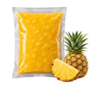 Pineapple Pulp – frozen fruit pulp supplied by Bonnatur